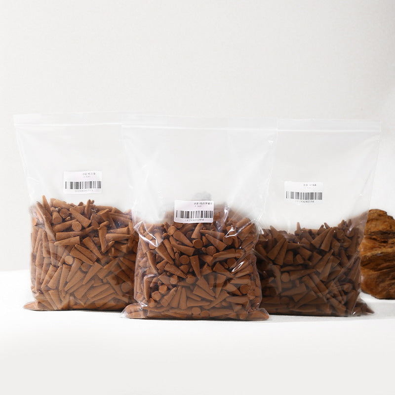 Several incense fragrance bags shown for comparison; price is for one 500 g bag