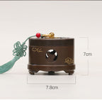 Brass burner dimensions: 7.8 cm wide and 7 cm high