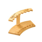 Bamboo seven-position incense tube display stand, stand only