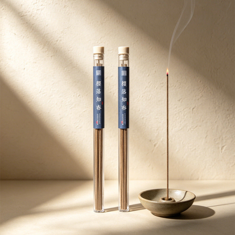 Cherry Blossom fragrance glass tube packaging examples