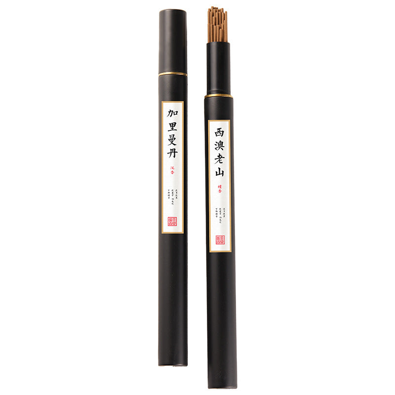 Black tube incense packaging examples; purchase is one selected 10 g tube