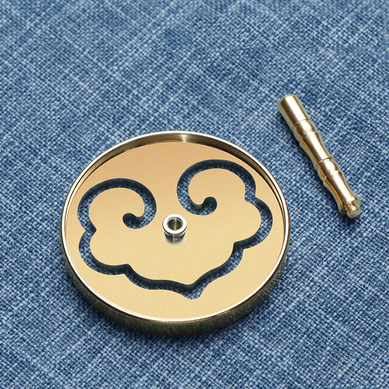 Brass incense pattern mold — Ruyi Cloud