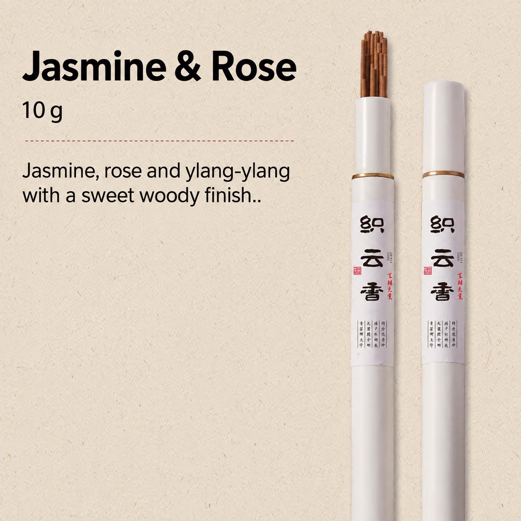 Jasmine and Rose traditional blend in a white tube, 10 g